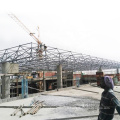 AISC Standard Customized Conference Hall Roofing with Space Frame Glass Roof Building